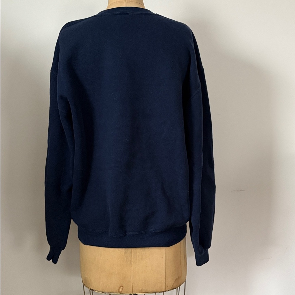 📌 Vintage Russell Athletic UCLA Navy Blue Sweatshirt L 50/50 - Picture 4 of 9